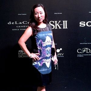 Silk and organza dress